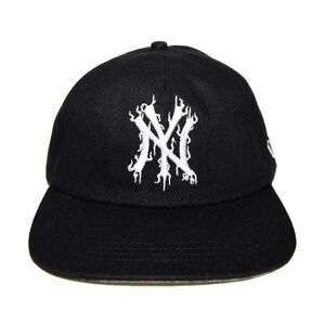 HAVE A GREAT DAY MAGAZINE Black Metal Yankees Hat